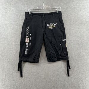 Geographical Norway Men's Size S Black Cargo Outdoor Shorts